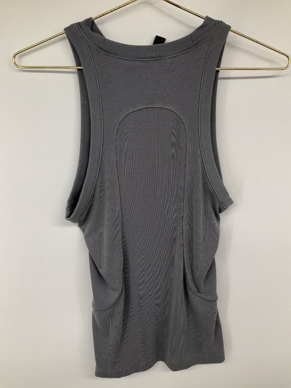 Lululemon Ribbed Modal Sleeveless Tank SLNSH Collection Grey size 6 - Picture 6 of 9